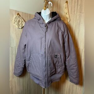 Real Work Women’s Purple Hooded 3M Thinsulate Jacket